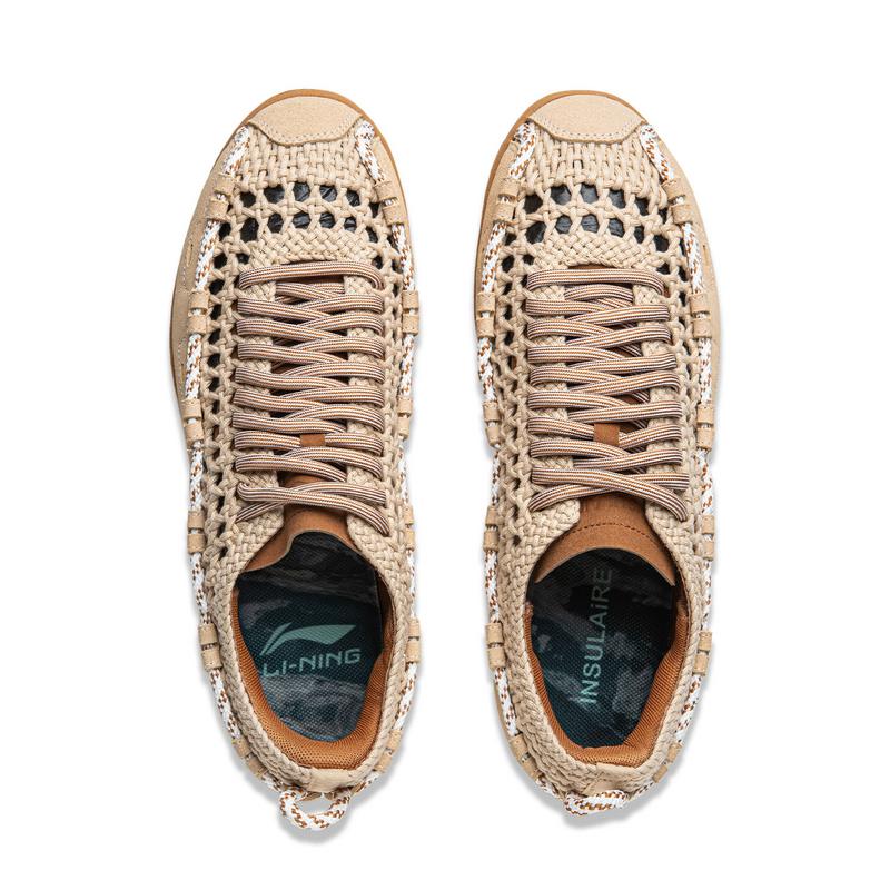 Li Ning X InsulAire Collaboration Series Ping Pong Trend Sports Durable Breathable Low-Top Lifestyle Casual Shoes Unisex Casual Shoes AZGV209-1