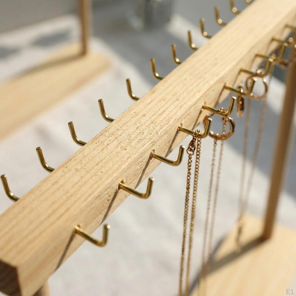 DIY Wooden Jewelry Stand – Ideal for Necklaces, Bracelets, And More. Also Suitable Storing