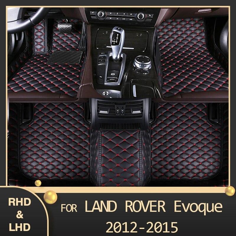 

Коврики в салон автомобиля Land Rover Evoque(ДВЕ ДВЕРИ) 2012 2013 2014 2015 Пользовательские автоматические подушечки для ног автомобильный ковер чёрный