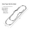 Metal Pen Clip: Strong Stationery Paper Clip for Office & Book Organization