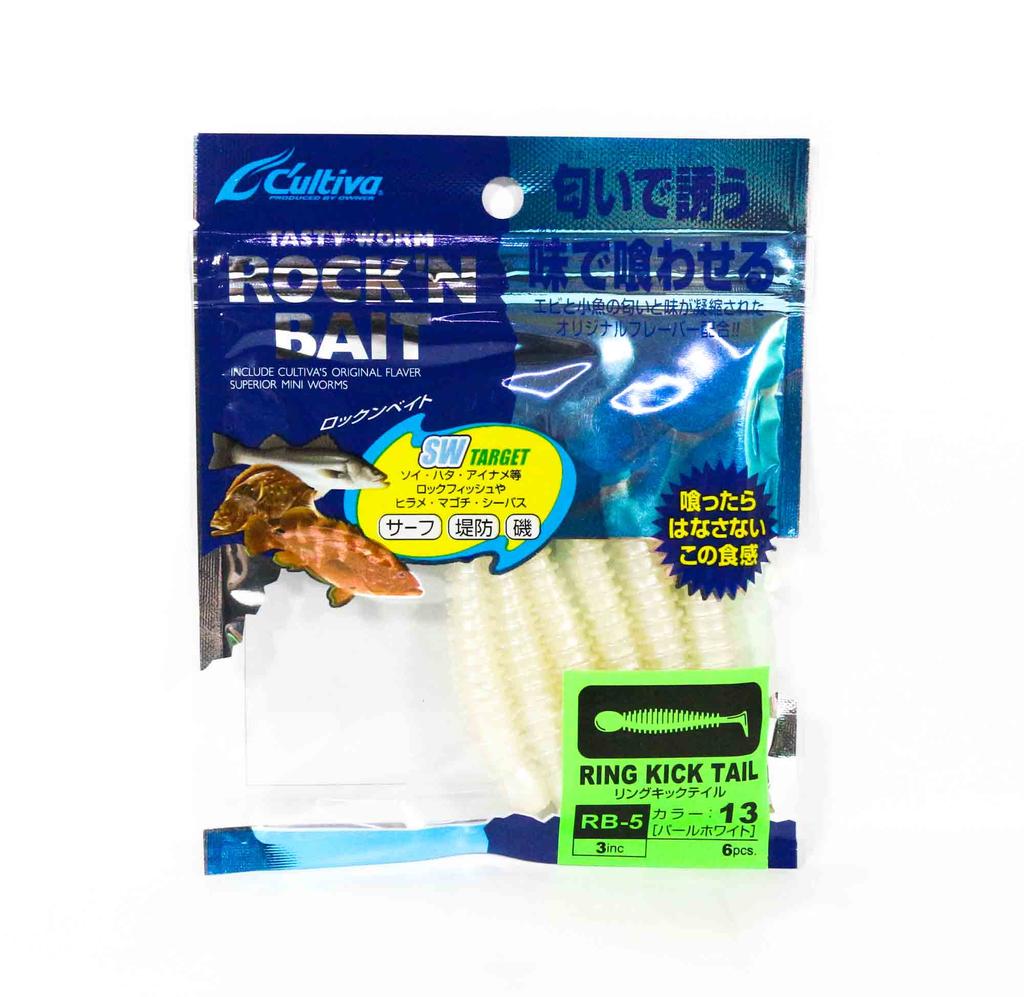 Acheter Owner Leurre Souple RB-5 Ring Kick Tail 6 Pièces 3 Pouces 38