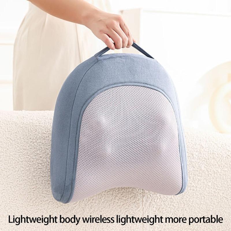 Massage Pillow,Neck and Back Massagers with Heat,Shiatsu Massage Pillow for Back,Shoulder Leg Foot Pains Stress Relax