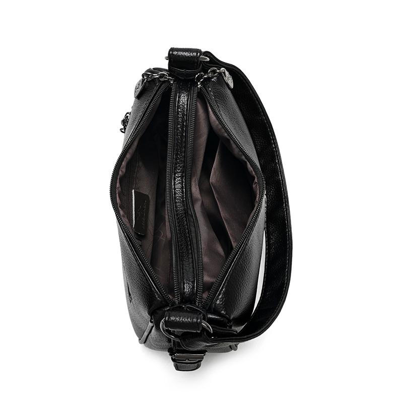 Women's PU Shoulder Bag Vintage Middle-aged Mother Bag Commuter Crossbody Bag