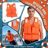 Gilet de sauvetage Gilet de sécurité Gilet d'aide à la flottabilité réglable pour la pêche la natation les réservoirs d'eau le sauvetage et les secours en cas de catastrophe