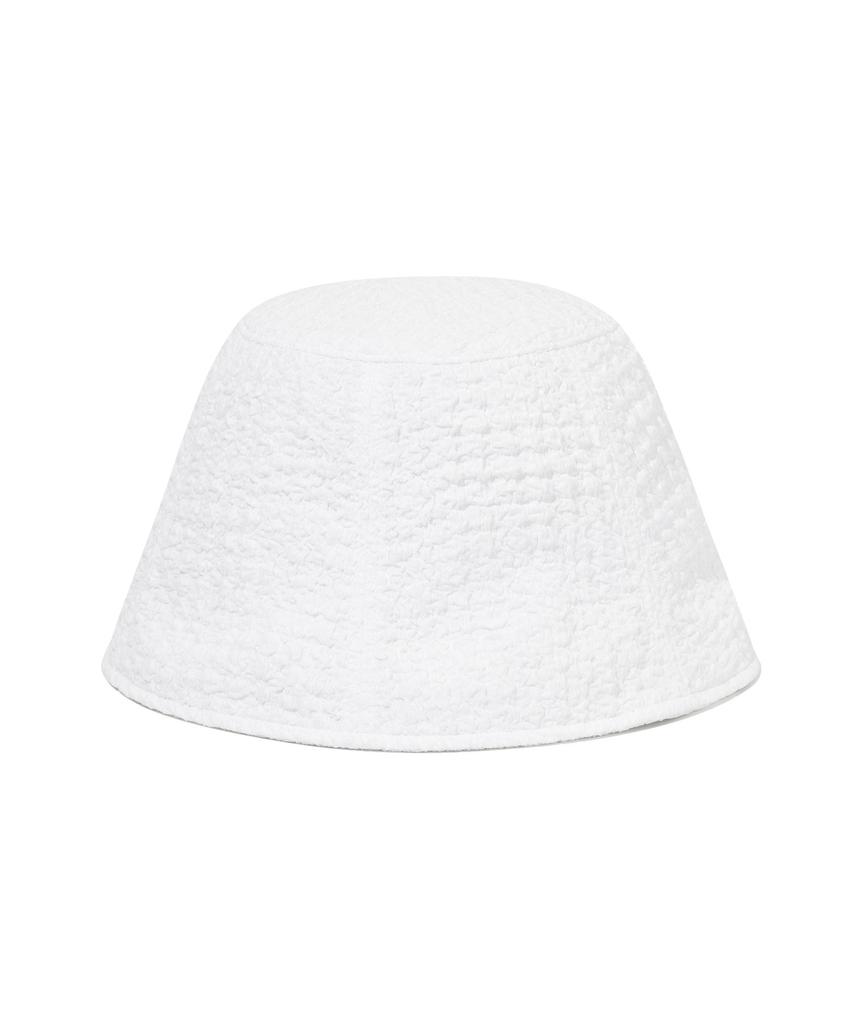 COVERNAT WOMAN Clover Heart Sheer Hat White