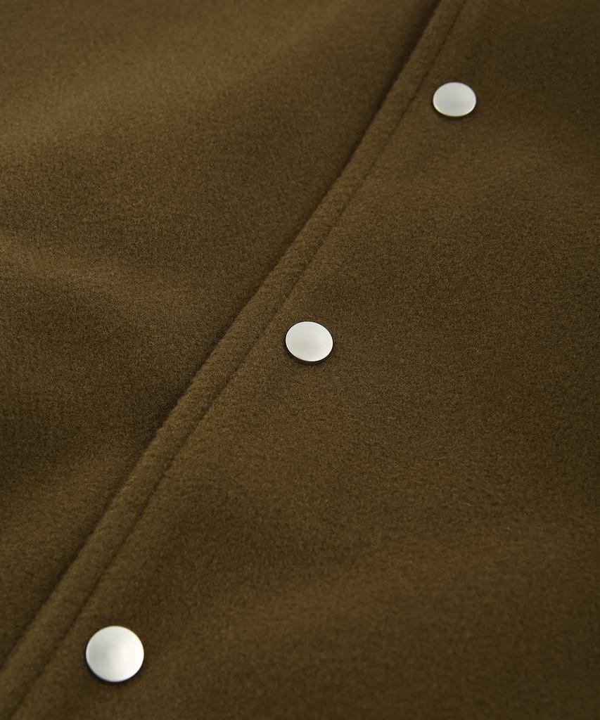 Easy No Easy Varsity Jacket - Brown