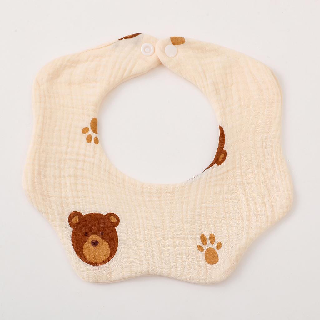 0–3 Jahre alt, verdickte Baumwollgaze, Babylätzchen, niedlicher Blumendruck, Säuglingslätzchen, Neugeborene, weiche Spucktücher für Jungen und Mädchen, Fütterungsspeicheltuch