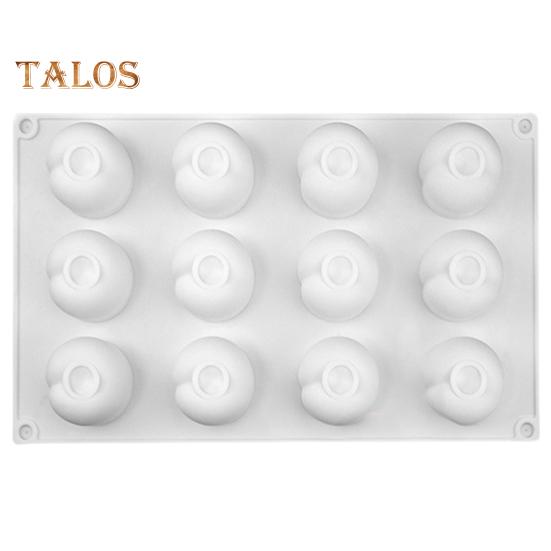 

Силиконовая форма для торта, дизайн с несколькими отделениями, форма в форме вишни, мягкая антипригарная форма для выпечки, десерта для кухни белый