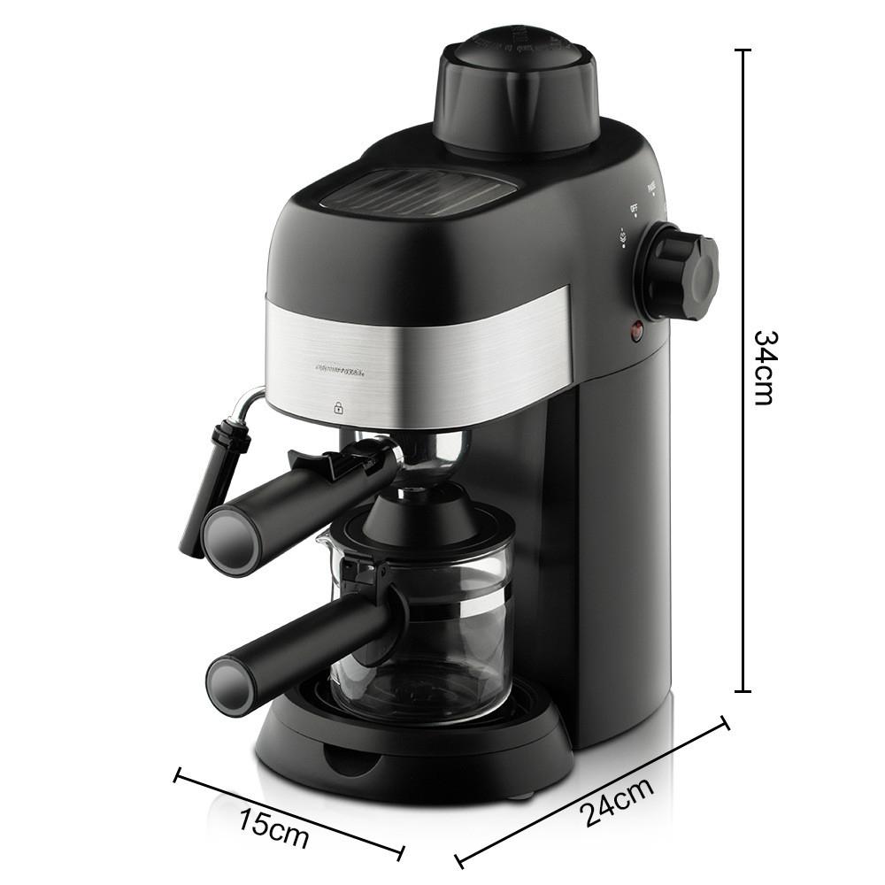 800 Вт Бытовая Маленькая Полуавтоматическая Электрическая Кофеварка Многофункциональная Итальянская Кофемашина