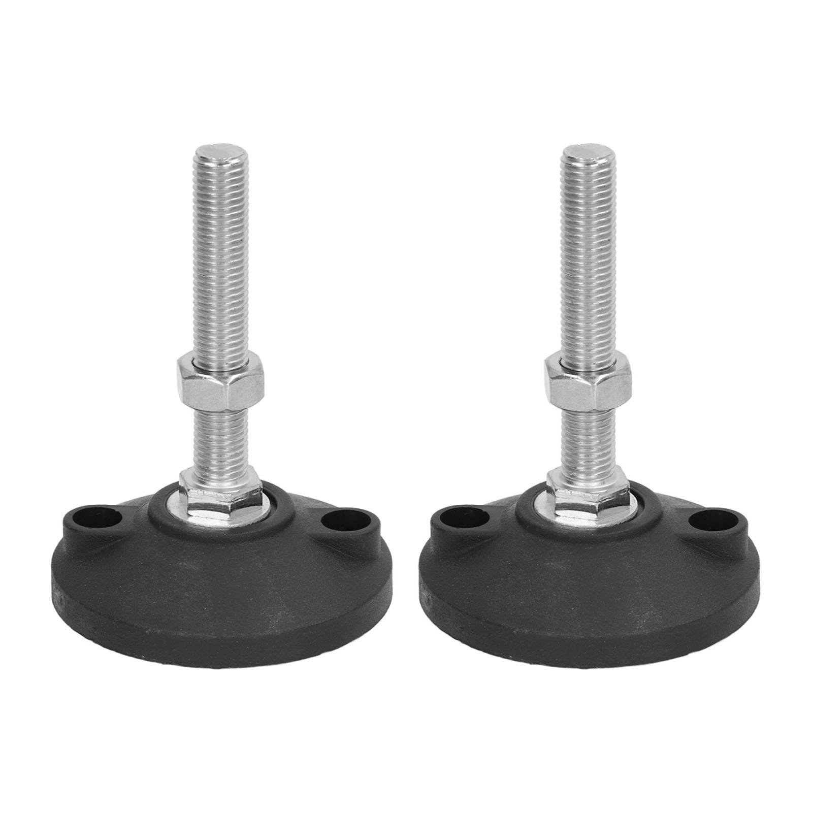 

2 шт. Резьба M16 Мебельная опора Поворотное выравнивающее крепление Регулируемые круглые нейлоновые выравнивающие ножки для