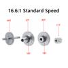 Stainless Steel TRX4M Overdrive Underdrive Transmission Gear Pinion Set for 1/18 RC Crawler Car TRX4-M Upgrade Parts