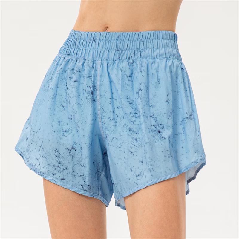 Women s 2-in-1 Loose Breathable Running Shorts L