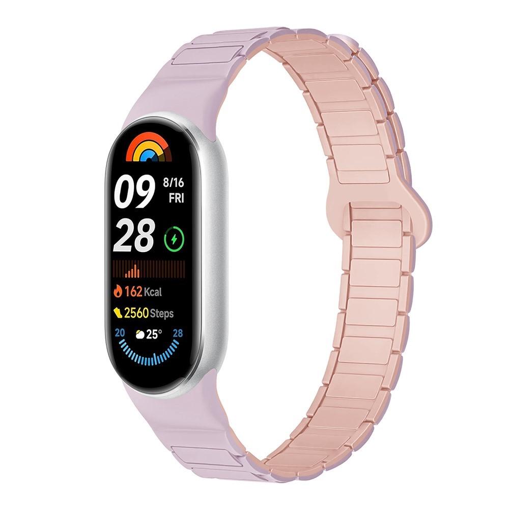 Silicone Strap For Xiaomi Mi Band 10 9 8 Wristband Accessories Magnetic Bracelet Belt Pulseira Correa Xiaomi Smart Band 8 9 10