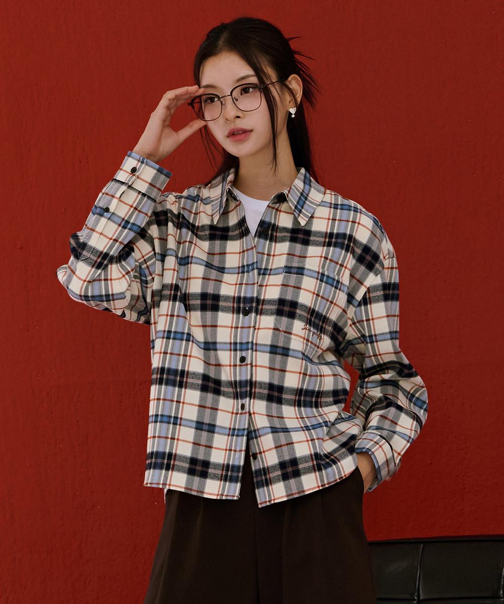 Chase Cult Women S Check Shirt - Ivory Ecru/85