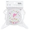 Skater Round Lunch 500ml with Made in Sanrio My Pastel Vivid Watercolor Floral For Girls Box, Capacity, Two-Tier, Fork, Japan, Melody, Print,
