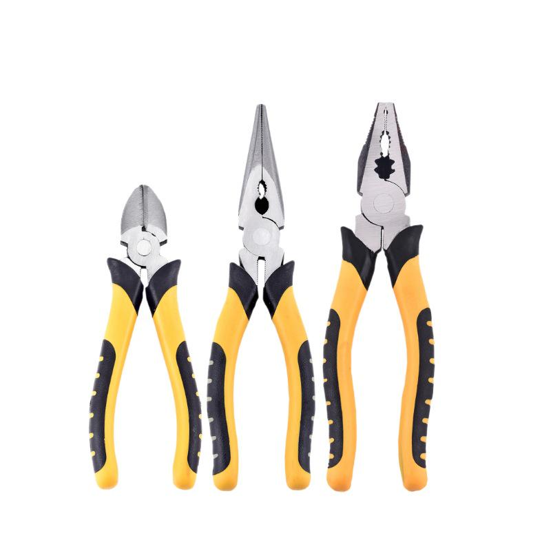 Industrial Tiger Pliers: Multi-function Wire Cutters & Pointed-Nose for Electricians