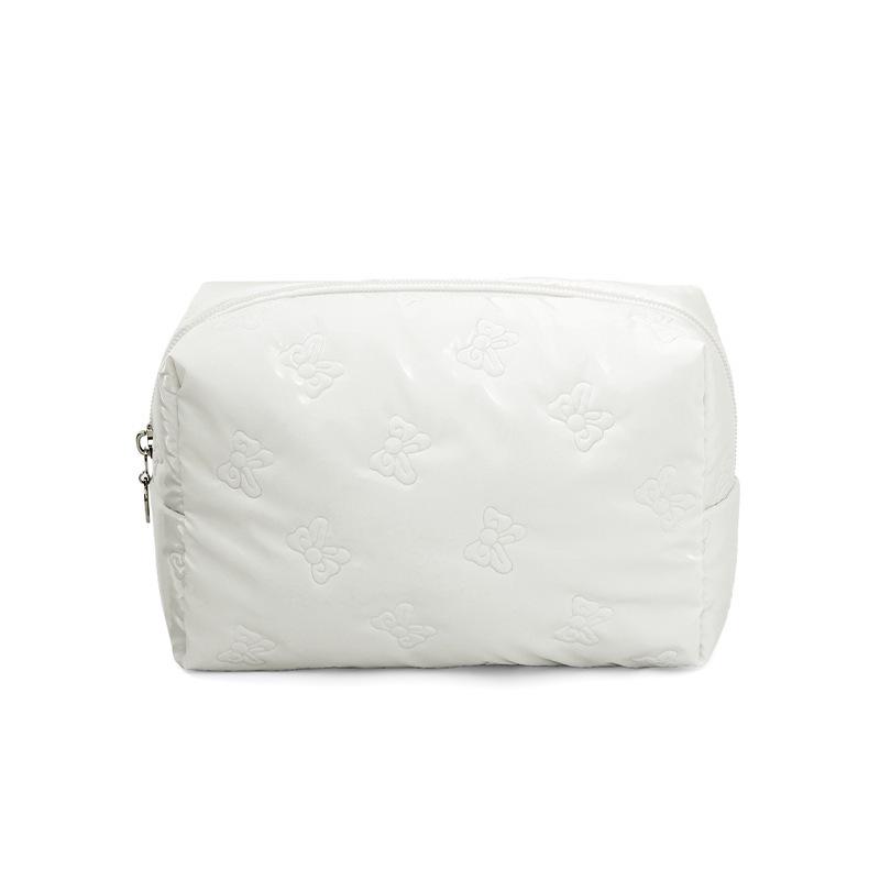 Octagonal Butterfly Makeup Bag: Large, Versatile, and Portable with Zipper