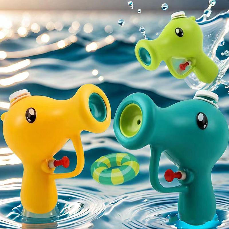 Cartoon Sharks Peas Water Spray Toy Kids Swimming Pool Sand Beach Toys Baby Bath Playing Spray Water Amusement Toy Gifts