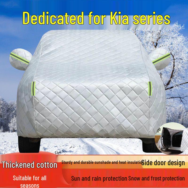 

Kia K2-K5, Forte & KX3 Thickened Car Cover - Sun, Rain & Heat Protection Kia K2