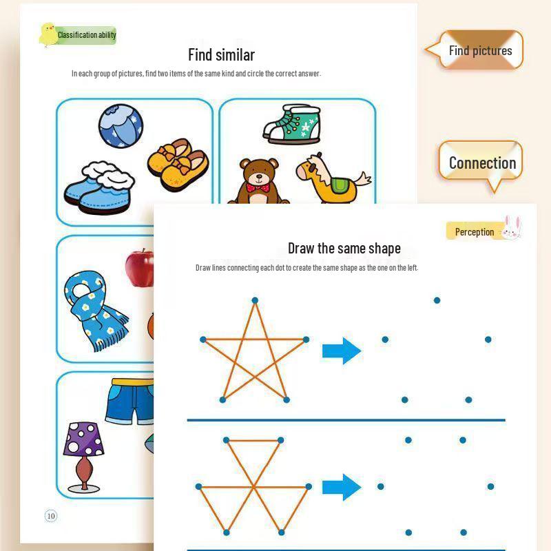 Children's Educational Brain Development & Thinking Training Books