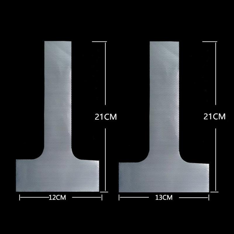 100 Pcs T-Shaped Bayonet Plastic Bags Disposable Clear Single Cup Packaging Bag For Milk Tea Coffee Beverage Party Supplies