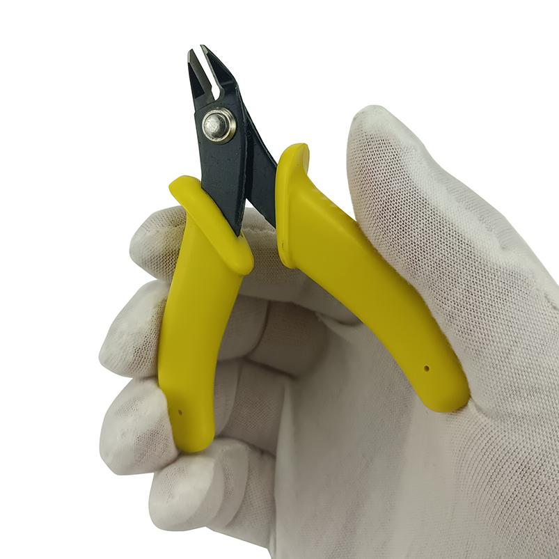 3.5-inch Mini Diagonal Pliers Electronic Pliers Pointed Nose Pliers Insulated Rubber Handle DIY Tool