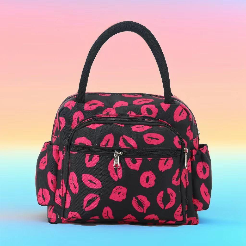 2025 High-End Multi-Pocket Floral Women's Tote Handbag