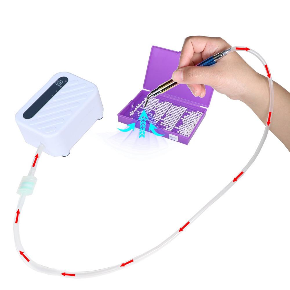 DIY Craft Vacuum Diamond Painting Pen Kits Long-lasting and Stable Beading Plates Electric Diamond Art Painting Pen