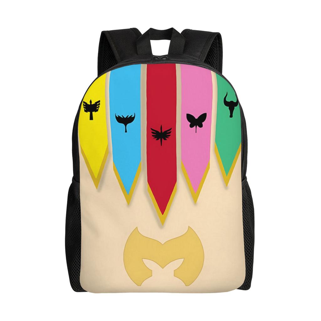 Super Sentai Backpack Ita Bag Best Gift Mochila Snack Storage Work Office Zipper Closure Rucksack