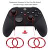 Accent Joystick Rings for Xbox One Elite Series 2 Replacement Accessories for Chrome Game Controller Thumbstick Accent Rings Kit