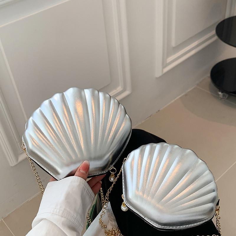 Elegant Shell-shaped Handbag For Women In Vibrant Colors Perfect For Daily Wear