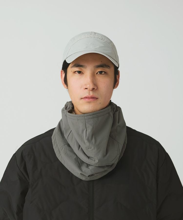 Snow Peak Breathable Insulated Neck Warmer AC-25AU017, Neck Warmer, Snood, Cowl, Men's and Women's, Gray