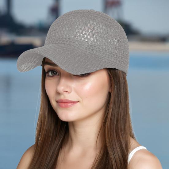 

Summer Mesh Baseball Cap for Men Women Curved Brim Trucker Hat Quick Dry Baseball Hat for Outdoor Sports Running хакі