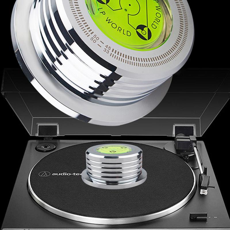 Clema Metalică pentru Discuri Stabilizator Disc LP Platan Pentru Discuri Platan Echilibrat