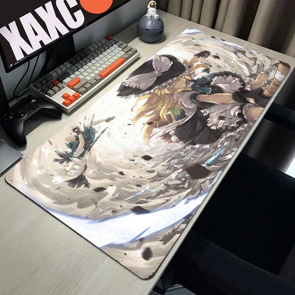 Anime Touhou Project Mousepad Large Gaming Mouse Pad LockEdge Thickened Computer Keyboard Table Desk Mat