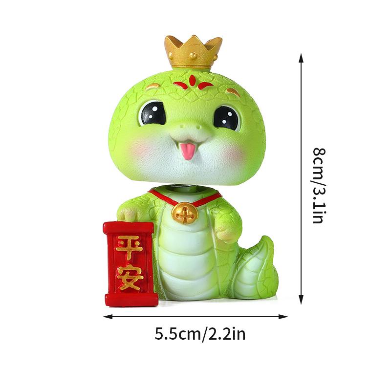 Chinese New Year  Ornament Snake Statue Ornament Lunar New Year Gift Decoration Desk Accessories Chinese Zodiac Decoration