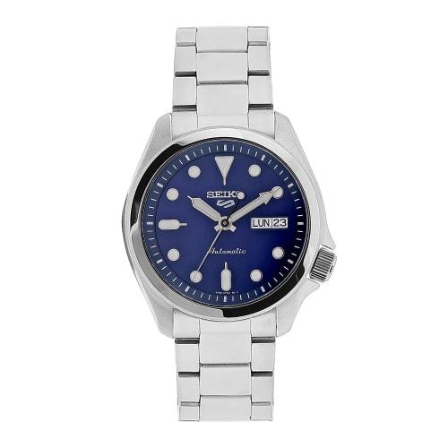 

SEIKO Men s Seiko SRPE53 Seiko 5 Sports Watch, Silver Tone, 44.6mm, Stainless Steel, Automatic Watch