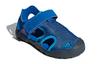 adidas Captain Toey K Slip Resistant Abrasion Resistant Sandal Blue Kids BC0703