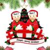 Resin Christmas Ornament Five Pointed Star Xmas Hanging Charm Cartoon Tree Pendant  Party Supply