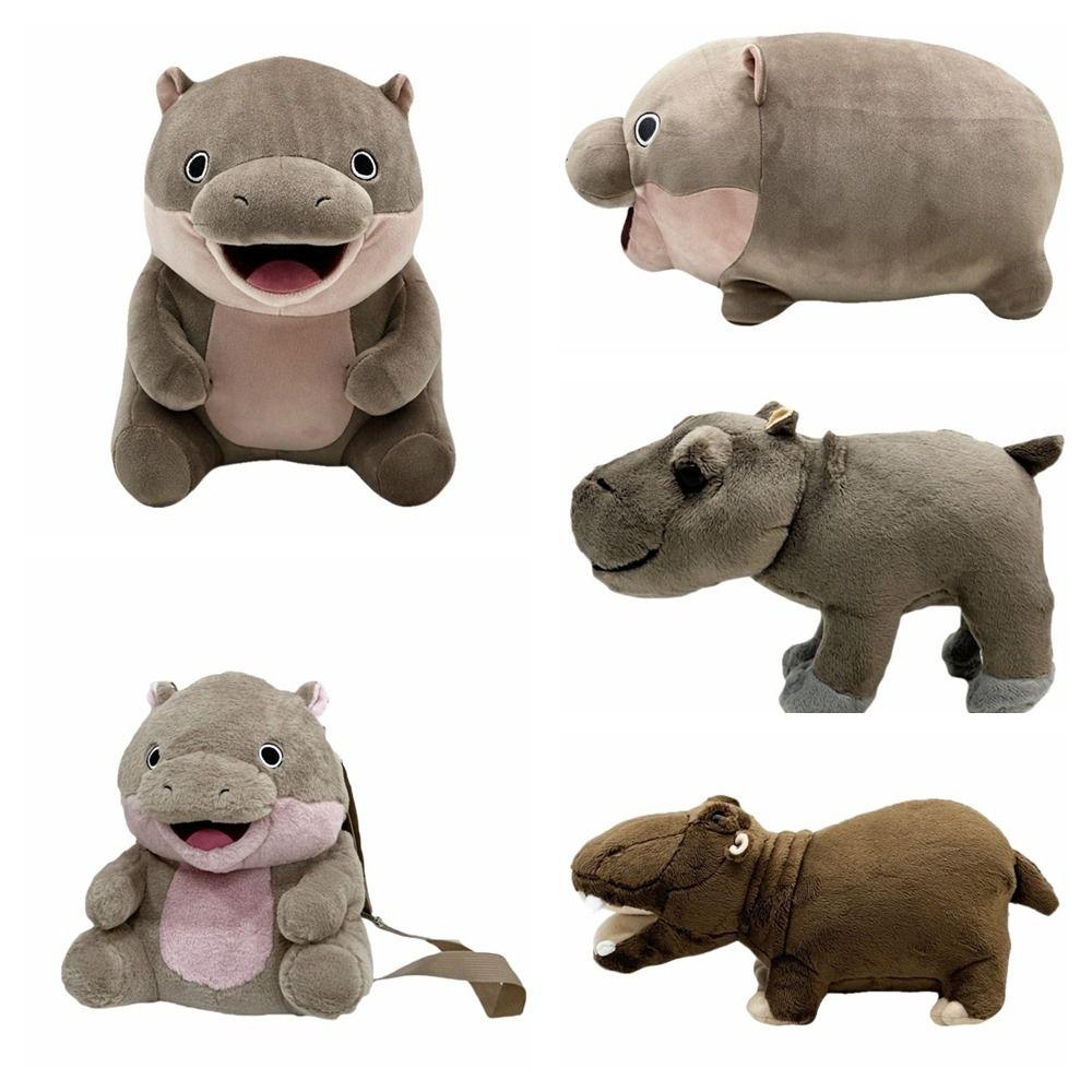 Cute Moo Deng Plush Toys The Bouncy Pig Hippo Doll Plush Toy Angry Baby Hippo Doll  Fan Collection