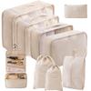 8-Piece Travel Clothing Storage Bag Set