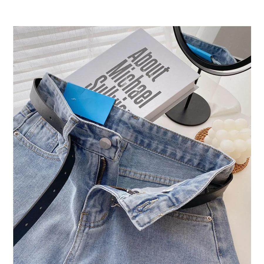 Summer Wide Leg Denim Shorts with Belt Women Korean Fashion High Waist Poclet Hot Pants Cowboy Jeans Streetwear Y2K Short Pants