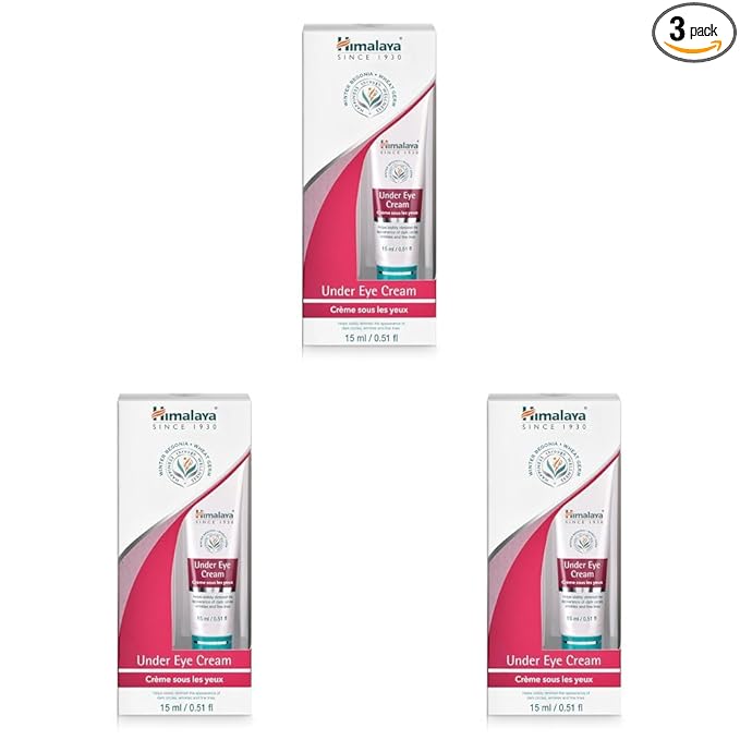 Himalaya Herbals Under Eye Cream, 15ml (Pack of 3) 15 ML