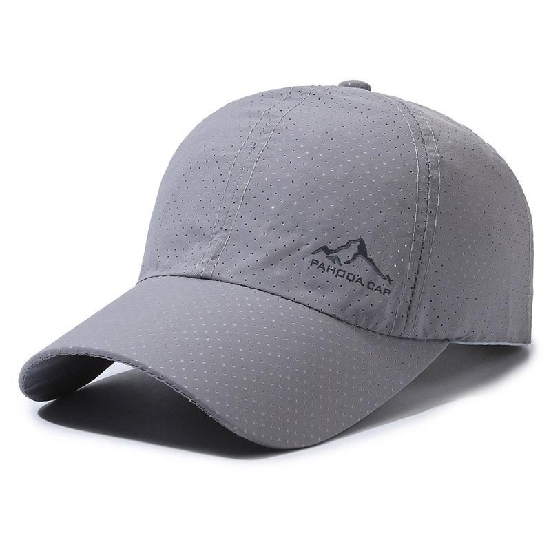 Quick-drying Perforated Baseball Cap Golf Cap Spring and Summer Thin Outdoor Sports Sunscreen Cap Men's and Women's Hats