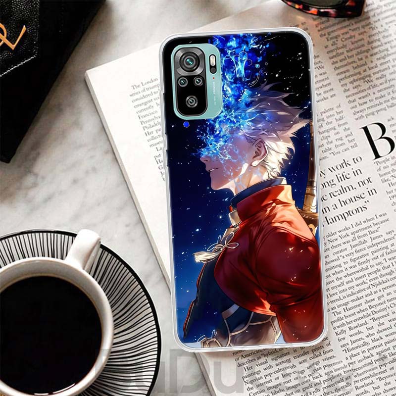 Fate Zero Stay Night Archer Cover For Xiaomi Redmi Note 10 9S 9 8T 8 Pro 7 5 Mi 9T 10T 11T 12T 11 12 Lite 12X A3 A2 A1 Print Coq