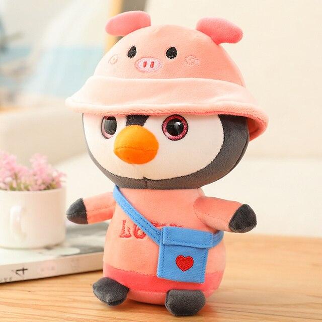 

1pc 25 /35cm Cute Transform Penguin Plush Toys Soft Stuffed Dinosaur Rabbit Bear Avocado Dolls For Children Baby Birthday Gift St Practical Use 25cm