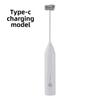 MINI Milk Frother USB Rechargeable 3 Speeds Foam Maker Coffee Whisk Mixer Electric Handle Blender Egg Beater Hot Cooking Tools