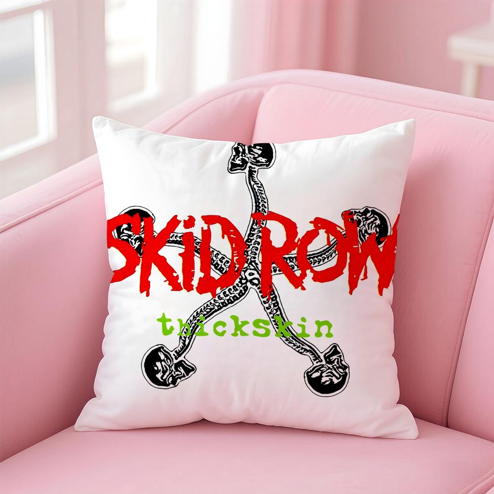 

S-Skid Rows Singer Cushion Cover Comfortable Reversible Pillow Cover Ideal For Car Sofa Bedroom & Beyond 30cmx30cm