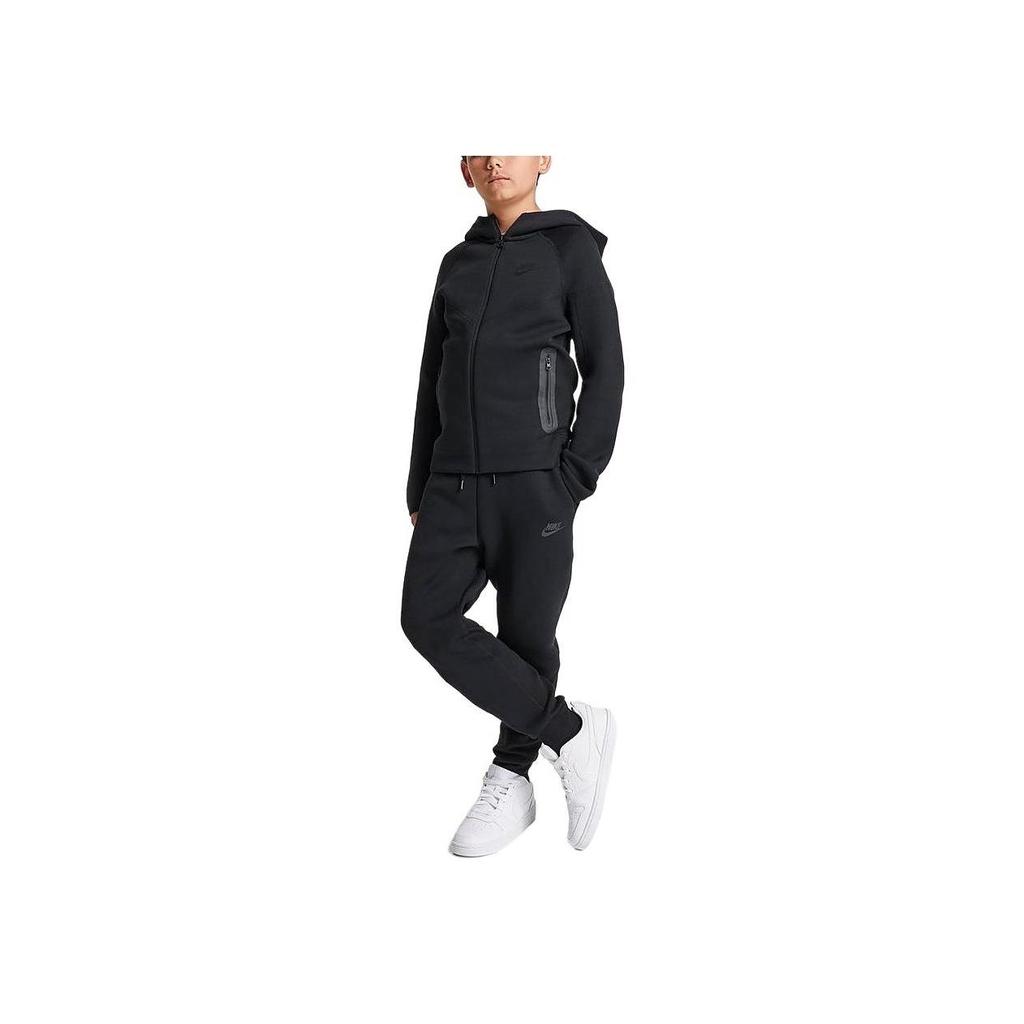 Nike Spor Giyim Çocuk Tech Polar Jogger Siyah/Siyah/Siyah Çocuk Sokak Giyimi FD3287-010