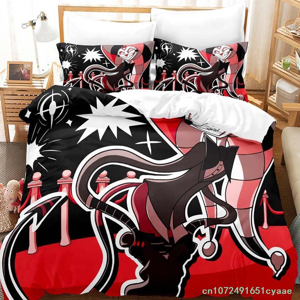 Fizzarolli Boss Bedding Set Single Twin Full Queen King Size Bed Set Adult Kid Bedroom Duvetcover Sets Anime Parure De Lit Bed